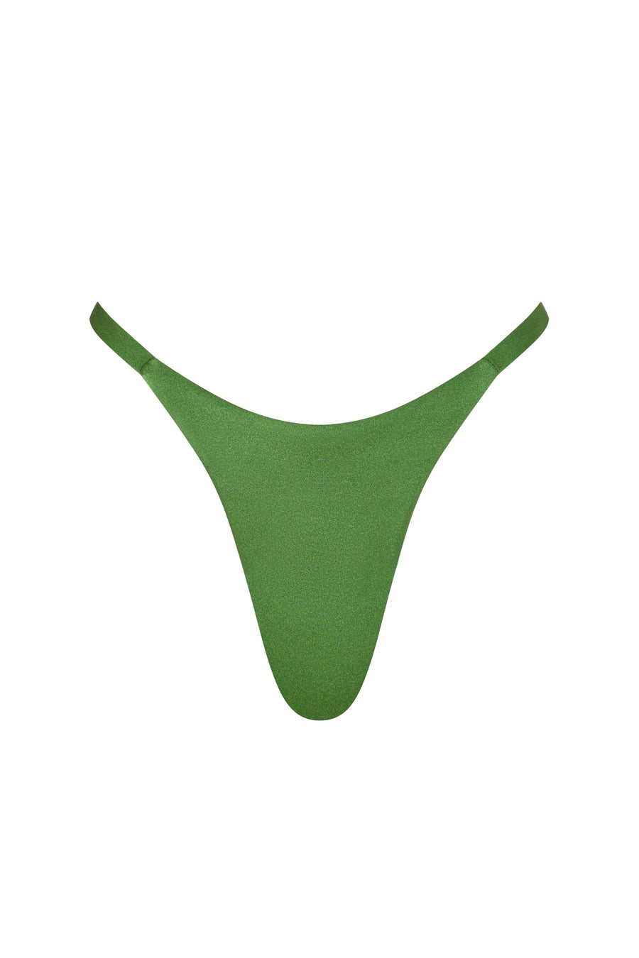 ERY bikini bottom in Green, featuring a natural earthy tone and Brazilian cut for a flattering and comfortable fit.
