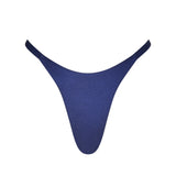 ERY bikini bottom in Dark Night with a Brazilian cut, showcasing a seamless and flattering fit.