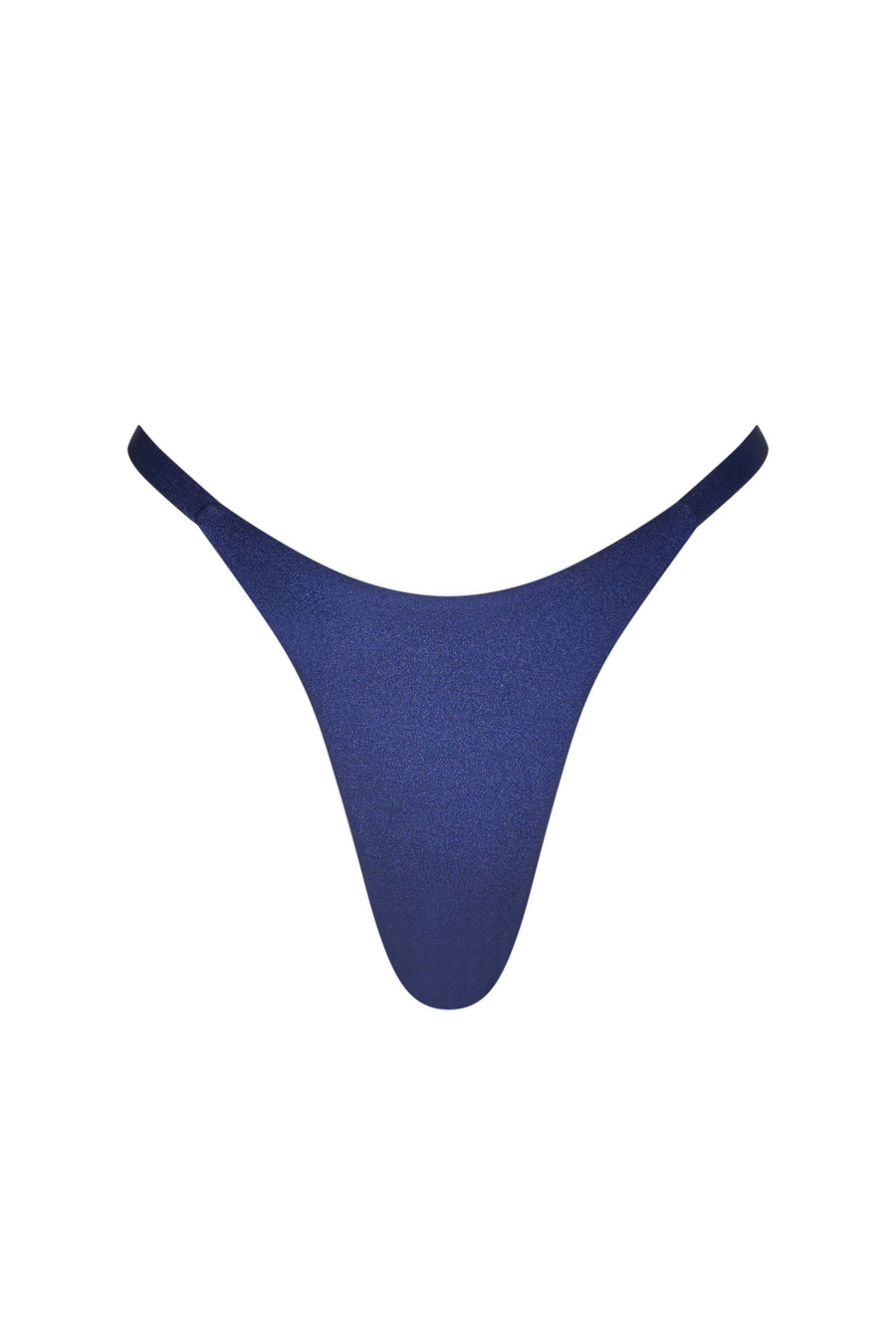 ERY bikini bottom in Dark Night with a Brazilian cut, showcasing a seamless and flattering fit.