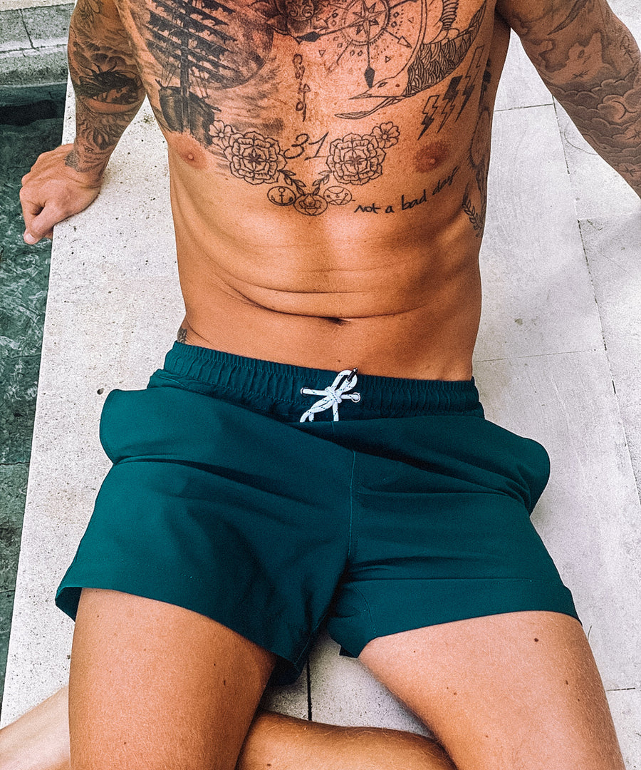 Tato Swim Short - Petrol Green