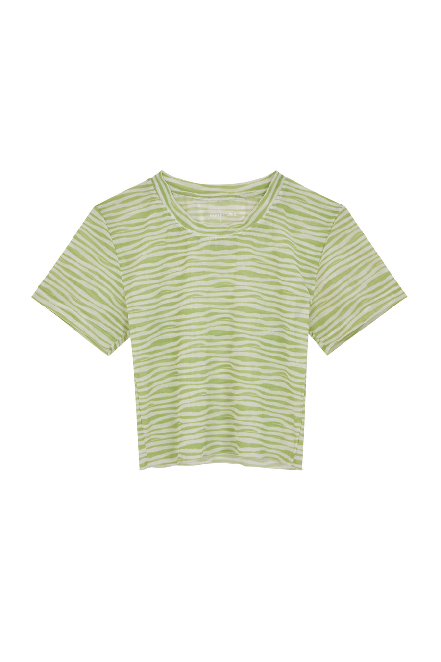 Gin T-shirt - Pistachio Zebra