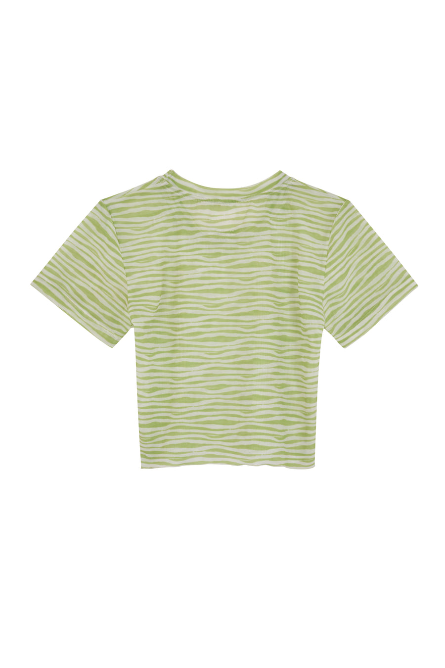 Gin T-shirt - Pistachio Zebra