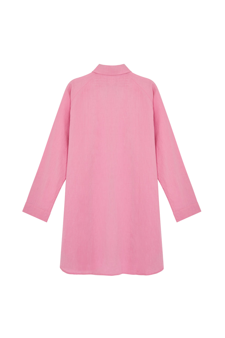 Nicoletta Linen Shirt - Pink Rosato